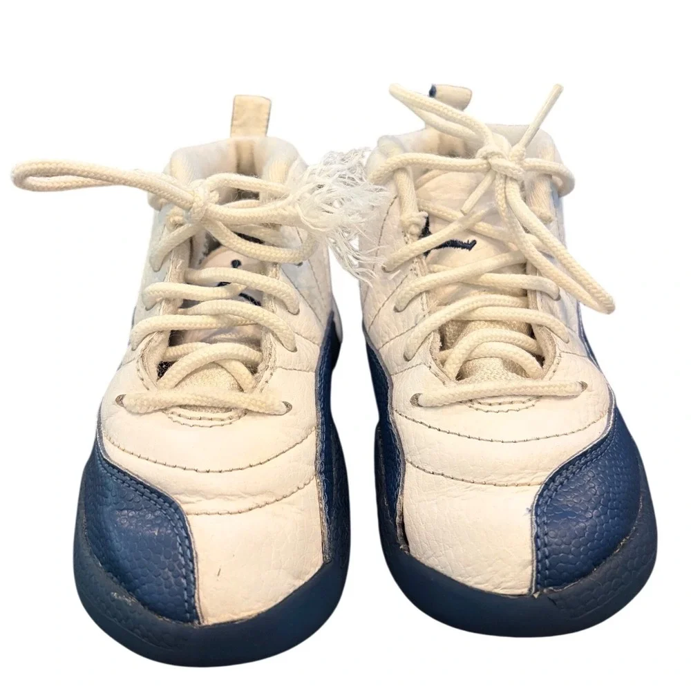 Nike Air Jordan 12 Retro French Blue Toddler Size 10C Shoes 850000-114